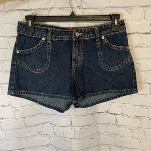 Jordache Dark Blue Jean Shorts 100% Cotton